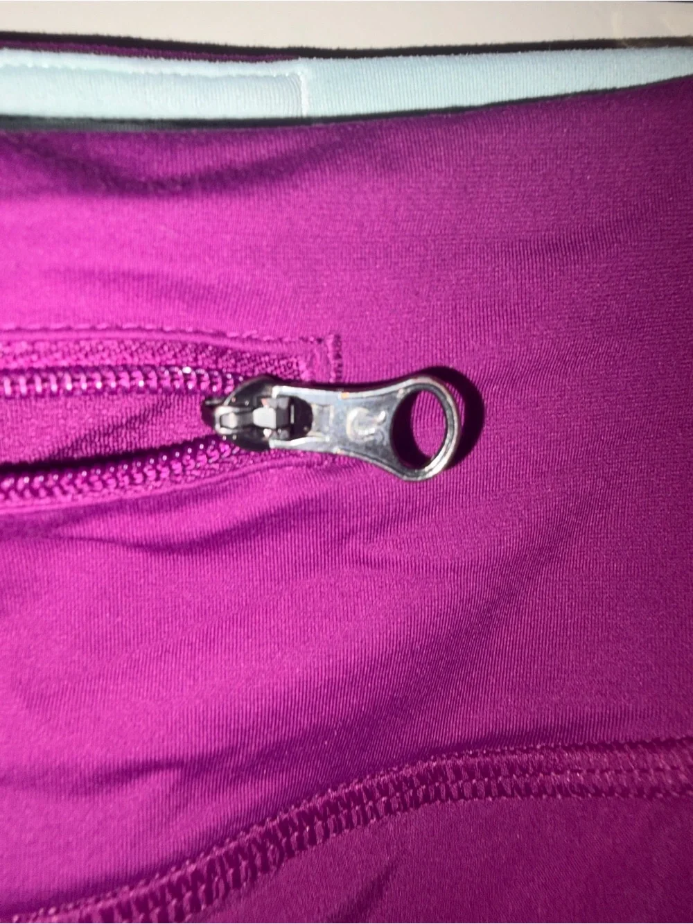 lululemon athletica Purple Athletic Shorts with Mosaic Side Print